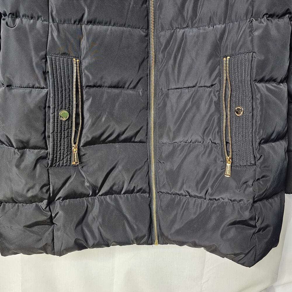 Michael Michael kors  Black Parka Puffer Coat Jacket Size Midium - Picture 3 of 11